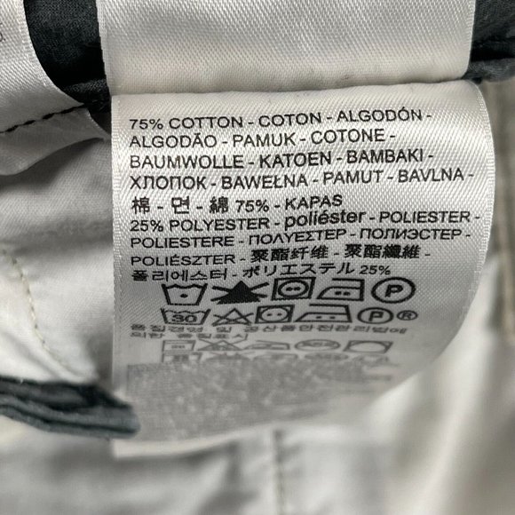 Levis Mens Cargo Shorts Flat Front 100% Cotton Stretch PullOn Gray Size W34 Used - Picture 6 of 8